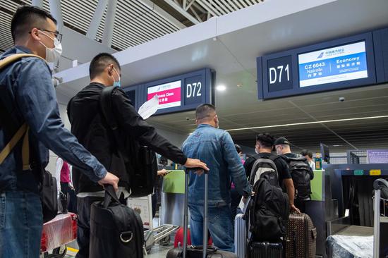 China suspends two inbound flig